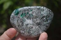 Polished Rare Emerald Mica In Matrix Free Forms x 6 From Mutoko, Zimbabwe