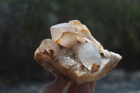 Natural Red Hematoid Quartz Clusters x 3 From Karoi, Zimbabwe