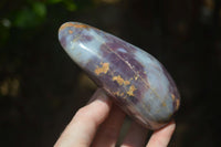 Polished Blue Rose Quartz Standing Free Forms x 2 From Madagascar