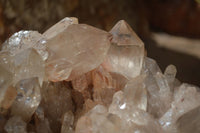 Natural Smokey Phantom Quartz Cluster x 1 From Luena, Congo