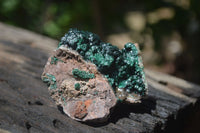 Natural Ball Malachite On Quartz Matrix Specimens x 3 From Kambove, Congo