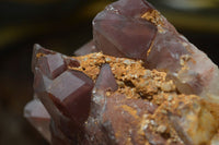 Natural Red Hematoid Quartz Clusters x 2 From Karoi, Zimbabwe