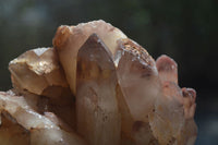 Natural Red Hematoid Quartz Clusters x 2 From Karoi, Zimbabwe