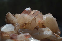 Natural Red Hematoid Quartz Clusters x 2 From Karoi, Zimbabwe