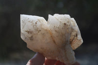 Natural Pineapple Candle Quartz Crystal Specimens x 3 Antsirabe, Madagascar