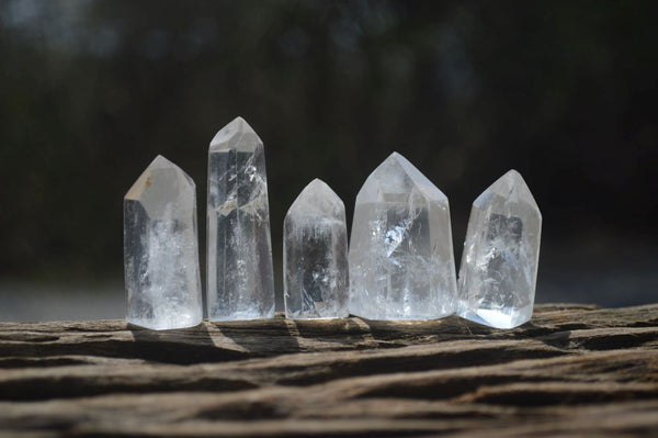 Polished Clear Quartz Crystals x 35 From Madagascar