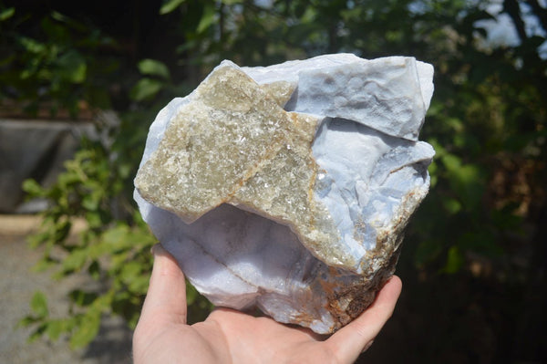 Natural Crystalline Blue Lace Agate Specimen x 1 From Namibia