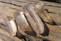 Natural Smokey Quartz Crystals x 35 From Zimbabwe