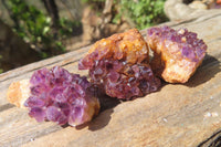 Natural Amethystos Amethyst Specimens x 35 From Kwaggafontein, South Africa