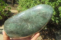 Polished Fuchsite Quartz Standing Free Form x 1 From Madagascar