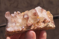 Natural Red Hematoid Quartz Clusters x 6 From Karoi, Zimbabwe