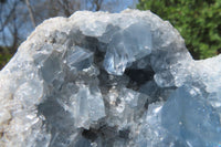 Natural Celestite Geode Specimen x 1 From Sakoany, Madagascar