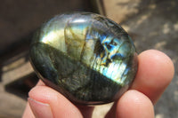 Polished Labradorite Palm Stones x 20 From Tulear, Madagascar