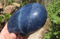 Polished Lazulite Standing Free Forms x 2 From Madagascar