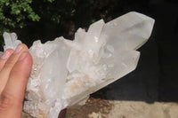 Natural Clear Quartz Crystal Formations x 2 From Madagascar