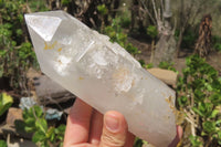 Natural Clear Quartz Crystal Formations x 2 From Madagascar