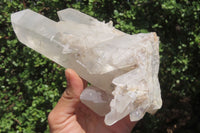 Natural Clear Quartz Crystal Formations x 2 From Madagascar