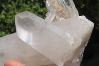 Natural Clear Quartz Crystal Formations x 2 From Madagascar