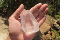 Polished Clear Quartz Points x 6 From Madagascar