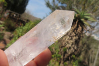 Polished Clear Quartz Points x 6 From Madagascar