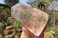 Polished Clear Quartz Points x 6 From Madagascar