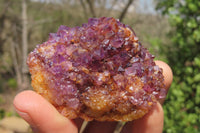 Natural Amethystos Amethyst Plates x 6 From Kwaggafontein, South Africa