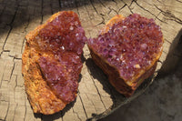 Natural Amethystos Amethyst Plates x 6 From Kwaggafontein, South Africa