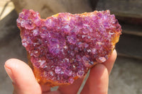 Natural Amethystos Amethyst Plates x 6 From Kwaggafontein, South Africa