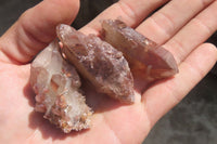 Natural Red Hematoid Quartz Specimens x 35 From Karoi, Zimbabwe