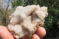 Natural Drusy Quartz Coated Calcite Pseudomorph Specimens x 12 From Lesotho