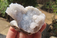 Natural Drusy Quartz Coated Calcite Pseudomorph Specimens x 12 From Lesotho