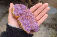 Natural Amethystos Amethyst Plates x 6 From Kwaggafontein, South Africa