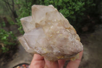 Natural Cascading Smokey Quartz Clusters x 2 From Luena, Congo