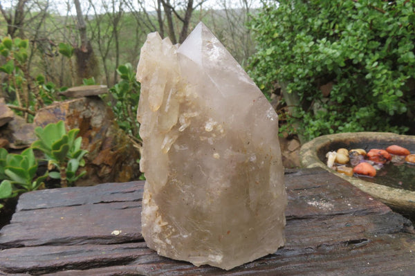 Polished Partially Cascading Smokey Quartz Crystal x 1 From Angola