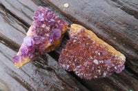 Natural Amethystos Amethyst Specimens x 35 From Kwaggafontein, South Africa