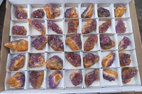 Natural Amethystos Amethyst Specimens x 35 From Kwaggafontein, South Africa