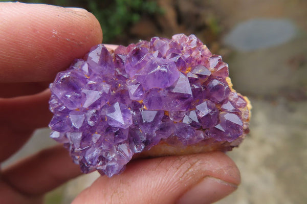 Natural Amethystos Amethyst Specimens x 35 From Kwaggafontein, South Africa