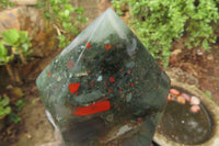 Polished Bloodstone Tower With Pyrite x 1 From Swaziland