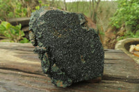 Natural Libethenite Crystals On Dolomite Matrix Specimen x 1 From Shituru, Congo