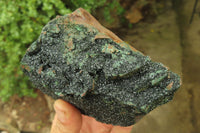 Natural Libethenite Crystals On Dolomite Matrix Specimen x 1 From Shituru, Congo