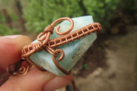 Hand Made Mixed Copper Wire Wrapped Pendants x 6 From South Africa