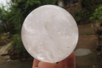 Polished Clear Quartz Crystal Balls x 4 From Madagascar