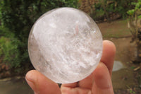 Polished Clear Quartz Crystal Balls x 4 From Madagascar