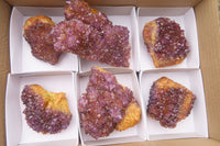 Natural Amethystos Amethyst Specimens x 6 From Kwaggafontein, South Africa