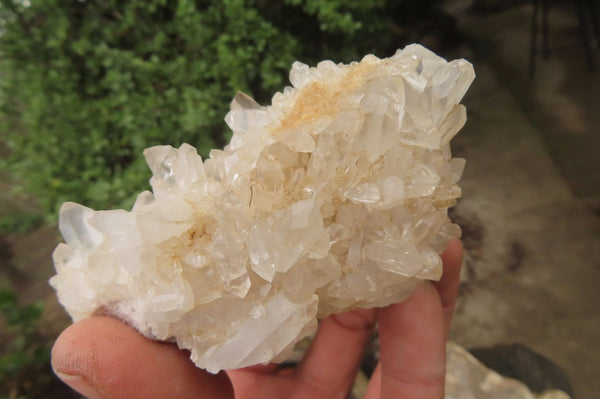 Natural Clear Quartz Crystal Clusters x 5 From Madagascar