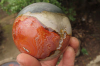 Polished Polychrome Jasper Spheres x 4 From Madagascar