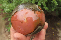 Polished Polychrome Jasper Spheres x 4 From Madagascar