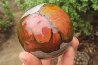 Polished Polychrome Jasper Spheres x 4 From Madagascar