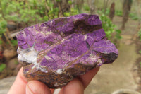 Natural Metallic Purpurite Cobbed Specimens x 12 From Erongo, Namibia