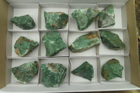 Natural Jade Cobbed Specimens x 12 From Swaziland